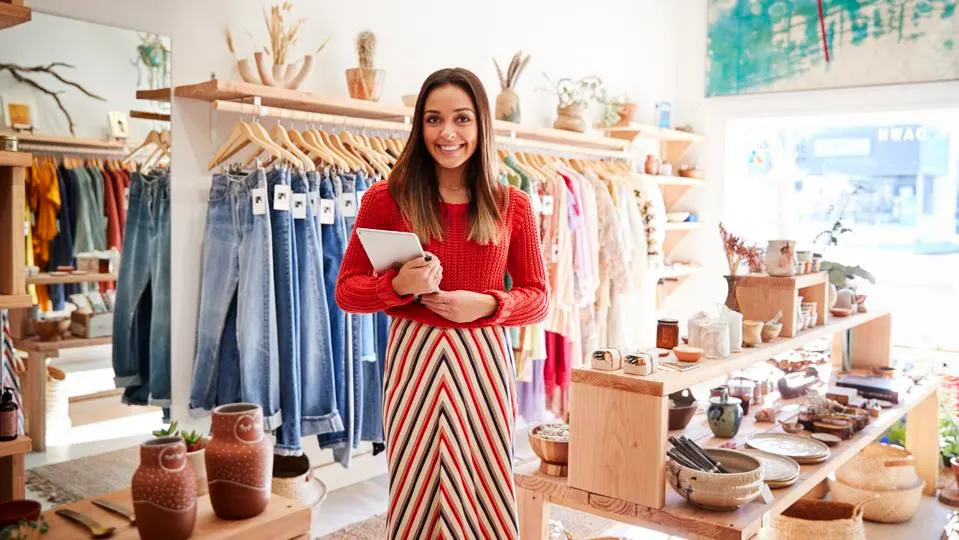 Small business owner using Kuro AI